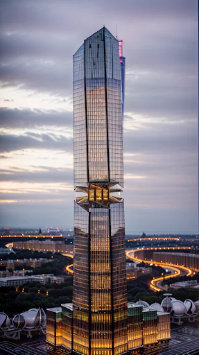 AI-generated tower iteration 4