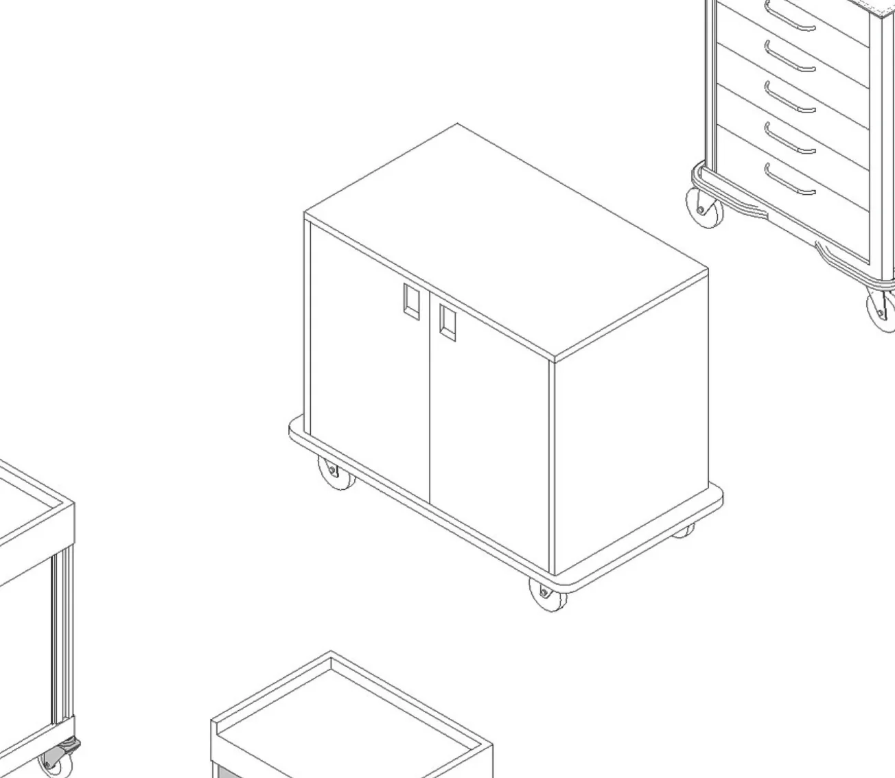 Revit equipment family linework